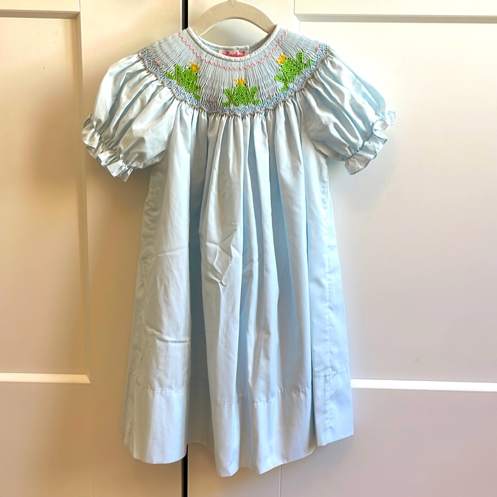Frog Prince Smocked Dress 💗🐸